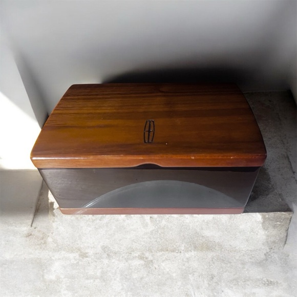 Lincoln Continental Black Walnut Jewelry Box - Picture 2 of 9